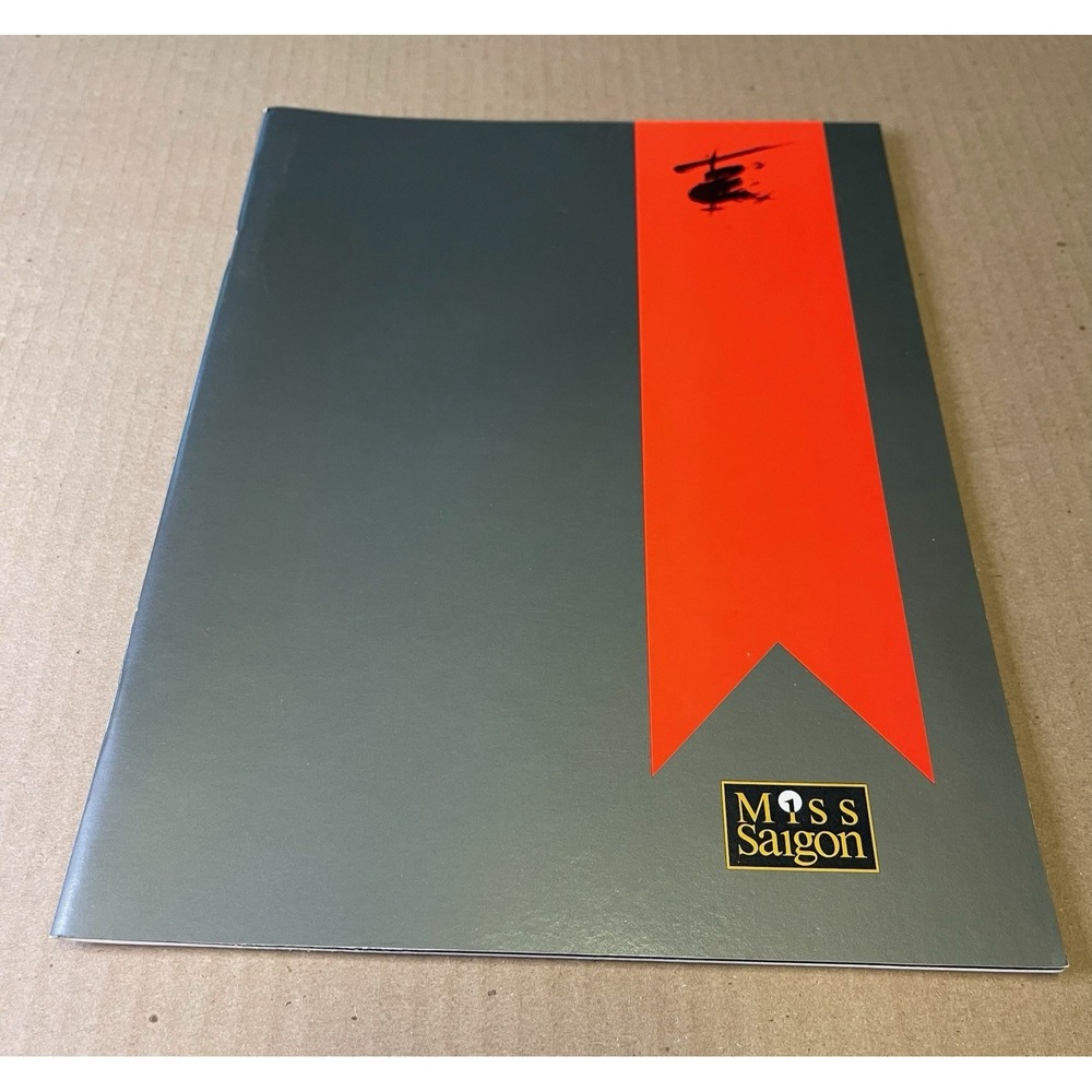 Miss Saigon Broadway Souvenir Program & Cast Insert Vintage 1991